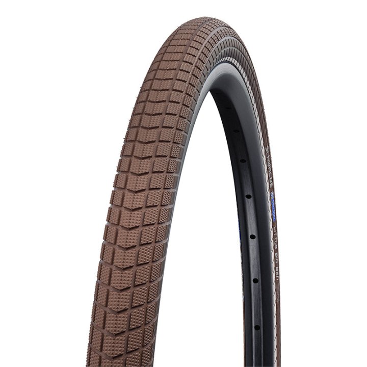 Pneu VTC Urbain 700 X 38 (29 X 1,50) Schwalbe Big Ben Tr Marron (40-622) Renfort K-Guard Flanc Reflex