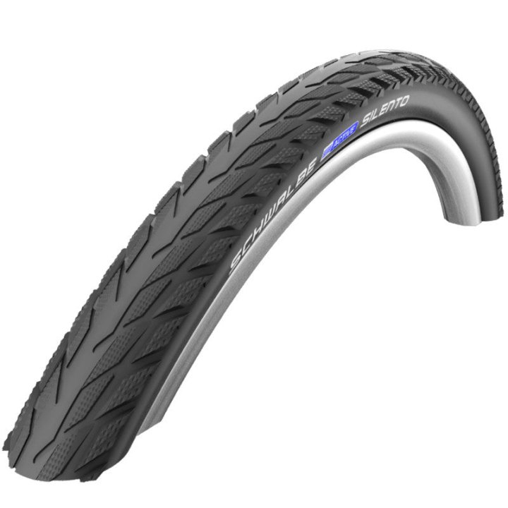 Pneu VTT 26 X 1.75 Schwalbe Silento Reflex Noir Tr (47-559) Renfort K-Guard Flanc Reflex