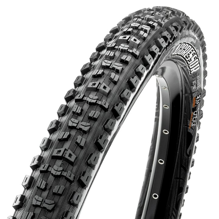 Pneu VTT 27.5 X 2.30 Maxxis Aggressor Exo Noir Tubeless Ready 60Tpi Ts (58-584) (Dual Compound)