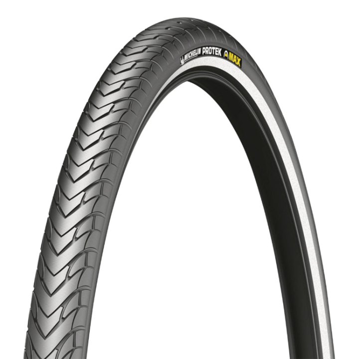 Pneu VTC Urbain 700 X 47 (29 X 1,75) Michelin Protek Max Renfort 5 mm Noir Tr (47-622) Flanc Reflex Compatible VAE (Offre Spéciale)
