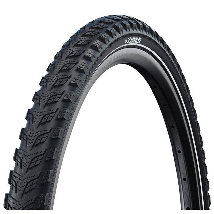 Pneu VTT 26 X 2.00 Schwalbe Marathon Gt365 Noir (Spécial Poste) Tr (50-559) Renfort 5 mm Flanc Reflex - Pneu Toute Saison