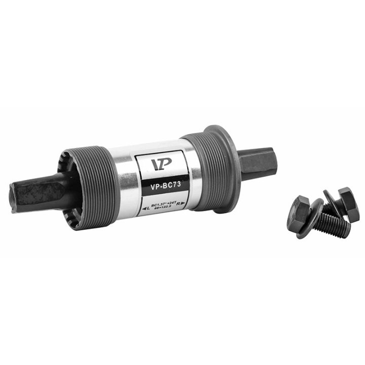 Boîtier Pédalier Newton Carré Alu A Roulement 122 mm (Boite De 68) Filetage Anglais - Bsc - 1,37X24