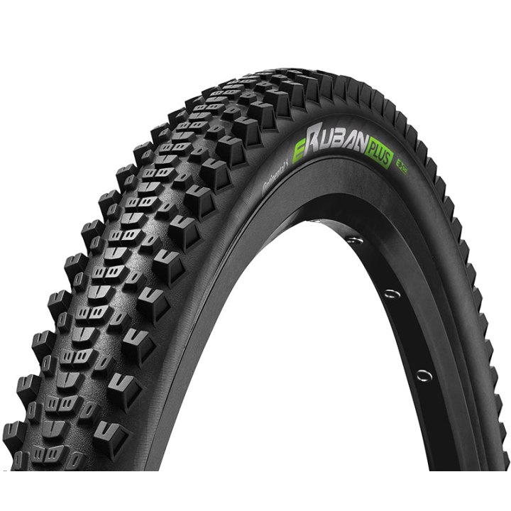 Pneu VTT 20 X 2.40 Continental E-Ruban Plus Noir Flanc Reflex Tr (62-406) Homologué VAE E50