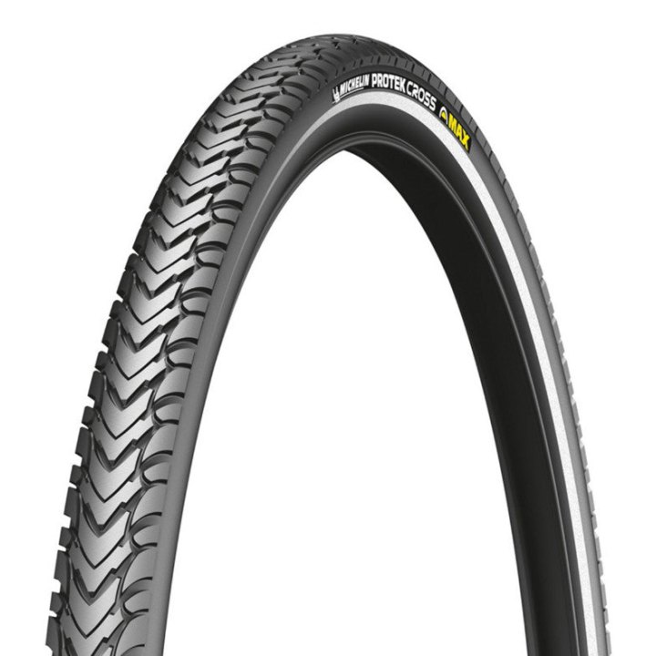 Pneu VTT 26 X 1.85 Michelin Protek Cross Max Renfort 5 mm Noir Tr (47-559) Flanc Reflex Compatible VAE (Offre Spéciale)