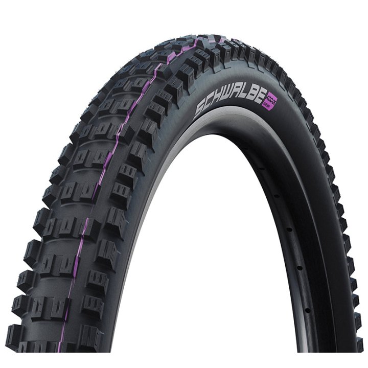 Pneu VTT Gravity - VAE 29 X 2.60 Schwalbe Eddy Current Front Addix Super Trail Noir Tubeless Ready Ts (65-622) Homologué VAE E50 - Offre Limitee -
