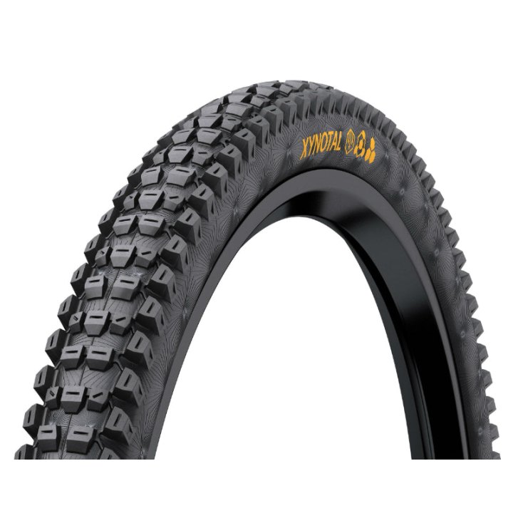 Pneu VTT Gravity 27.5 X 2.40 Continental Xynotal Enduro Soft Renfort Flanc Apex Noir Tubeless Ready Ts (60-584) (650B) Terrain Dur Et Sec Compatible VAE