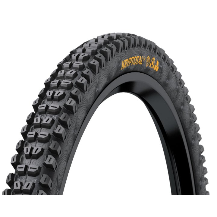 Pneu VTT Gravity 27.5 X 2.60 Continental Kryptotal Trail Rear-Arrière Noir Tubeless Ready Ts (65-584) (650B) Terrains Et Conditions Mixtes Compatible VAE