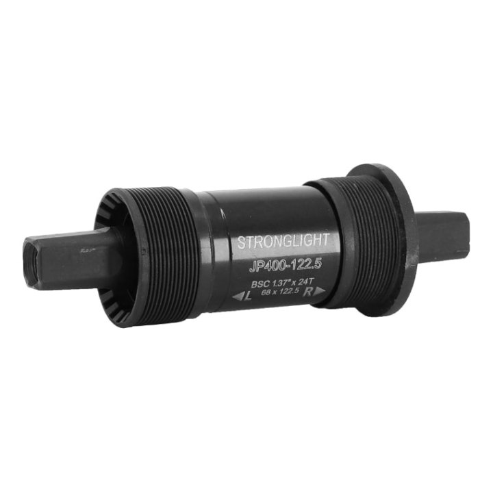 Boîtier Pédalier Stronglight Carré Jp400 Cuvettes Plastiques 122 mm Filetage Anglais - Bsc - 1,37X24