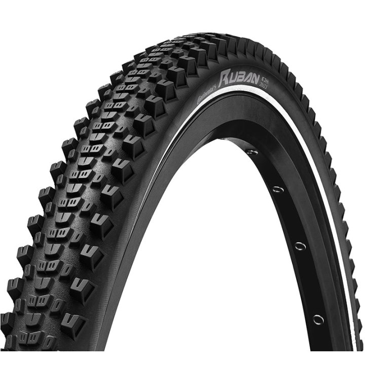Pneu VTT 27.5 X 2.30 Continental Ruban Shield Wall Noir Tubeless Ready Ts (58-584) (650B) Compatible VAE