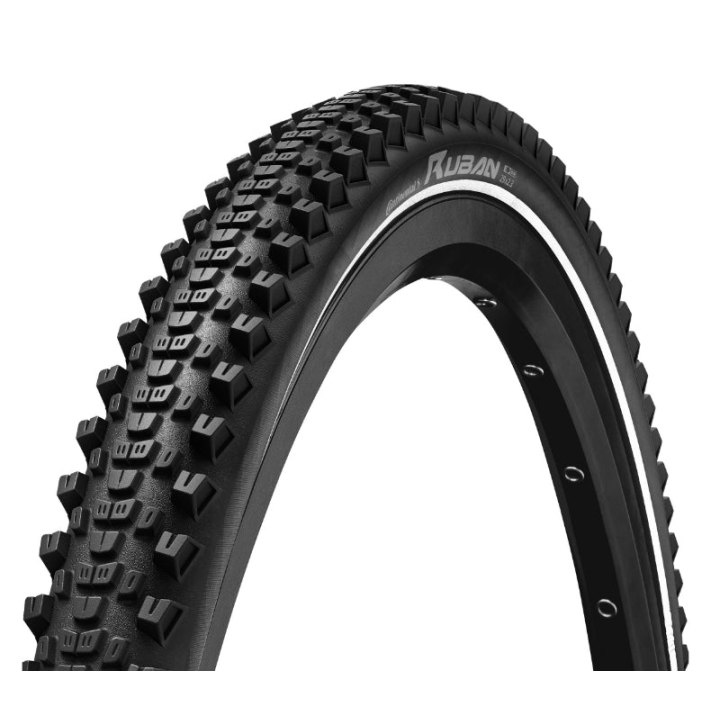 Pneu VTT 27.5 X 2.60 Continental Ruban Shield Wall Noir Tubetype-Tubeless Ts (65-584) (650B) Compatible VAE