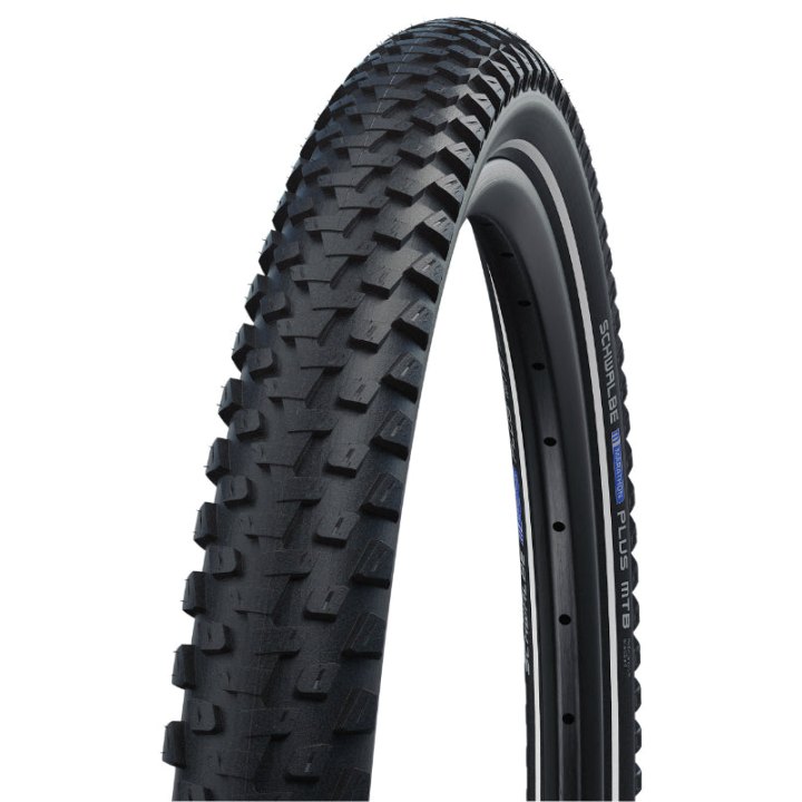 Pneu VTT Suv 29 X 2.35 Schwalbe Marathon Plus MTB Crampons Noir Tr (60-622) Renfort Flanc Reflex Homologué VAE E50