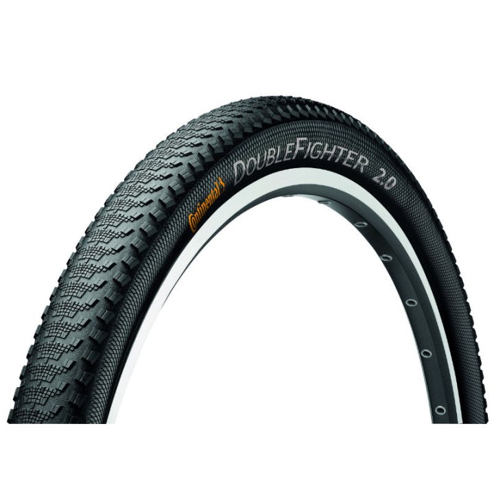 Pneu VTT 29 X 2.00 Continental Double Fighter Noir Tr (50-622)