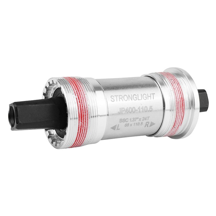 Boîtier Pédalier Stronglight Carré Jp400 Tout Alu 110 mm (Boite De 68) Filetage Anglais - Bsc - 1,37X24