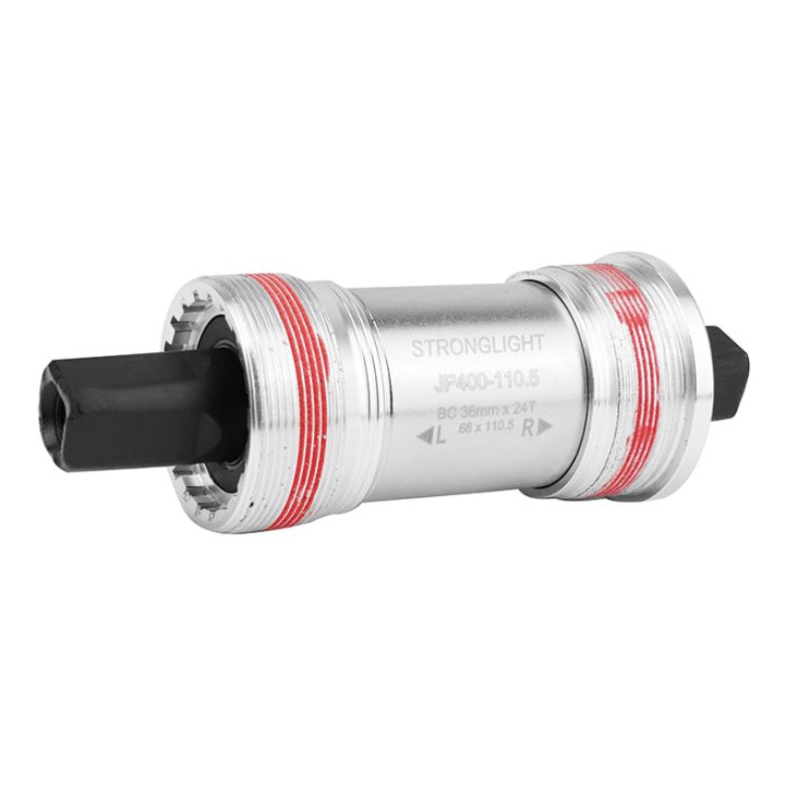 Boîtier Pédalier Stronglight Carré Jp400 Tout Alu 110 mm (Boite De 70) Filetage Italien - 36X24