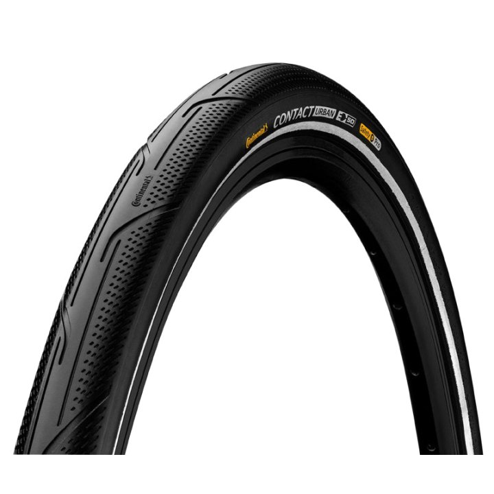 Pneu VTT Urbain - VAE 28-29 X 2.20 Continental Contact Urban Noir Flanc Reflex Tr (55-622) Homologué VAE E50