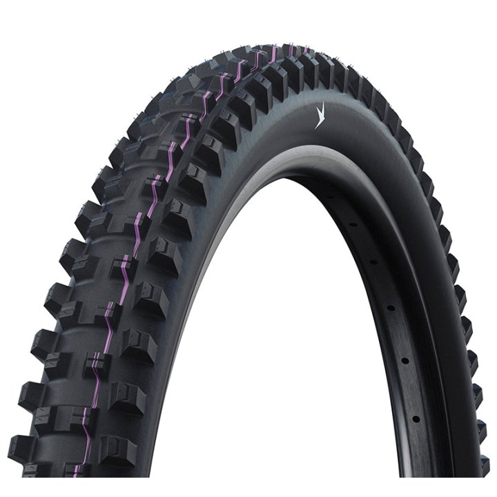 Pneu VTT Gravity - VAE 29 X 2.50 Schwalbe Shredda Front Radial Noir Ts (63-622) Tubeless Ready Homologué VAE E50