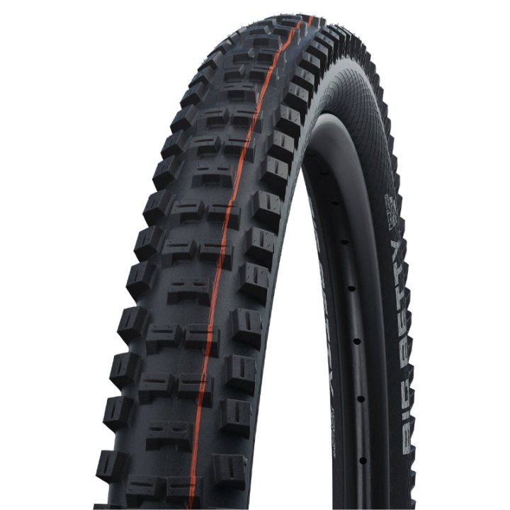 Pneu VTT Gravity - VAE 29 X 2.60 Schwalbe Big Betty Addix Super Gravity Enduro Noir Tle Tubeless Ready Ts (65-622) Homologué VAE E50