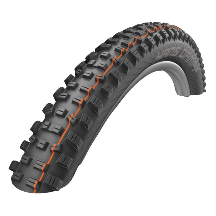 Pneu VTT Gravity 27.5 X 2.35 Schwalbe Hans Dampf Addix Super Trail Soft Noir Tubeless Ready Ts (60-584) (650B) Compatible VAE