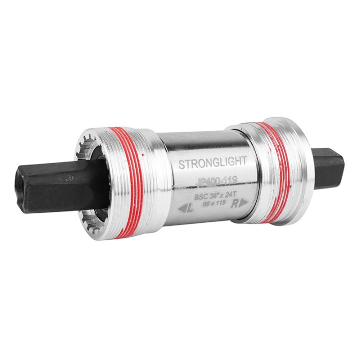 Boîtier Pédalier Stronglight Carré Jp400 Tout Alu 119 mm (Boite De 70) Filetage Italien - 36X24