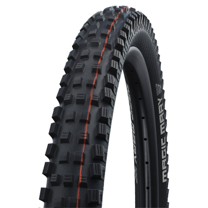 Pneu VTT Gravity 29 X 2.60 Schwalbe Magic Mary Evo Addix Super Gravity Soft Noir Tubeless Ready Ts (65-622) Compatible VAE