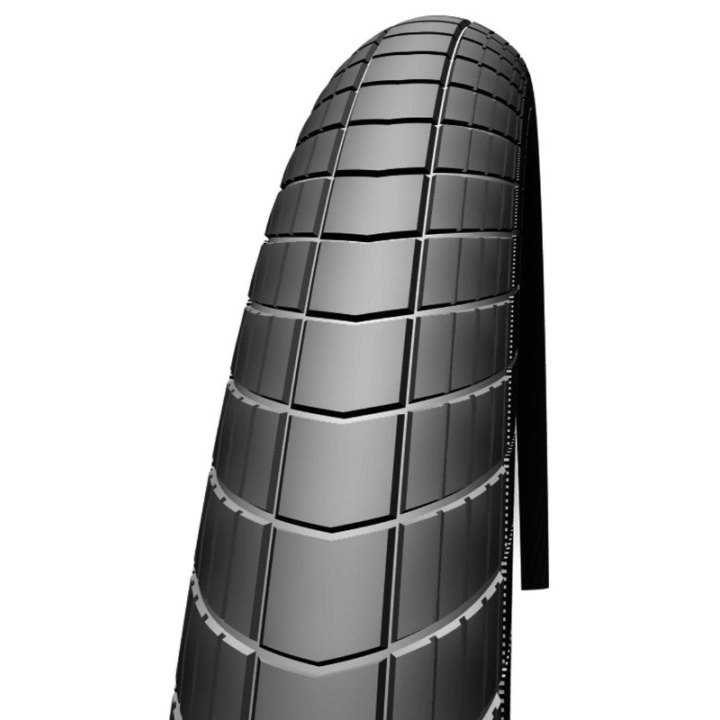 Pneu VTT Urbain 29 X 2.35 Schwalbe Big Apple Noir Tr (60-622) Renfort Raceguard Flanc Reflex Compatible VAE