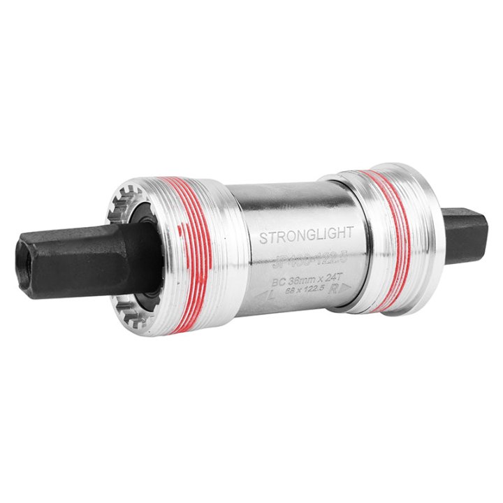 Boîtier Pédalier Stronglight Carré Jp400 Tout Alu 122 mm (Boite De 70) Filetage Italien - 36X24