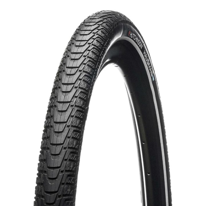 Pneu VTT Urbain - VAE 27.5 X 2.40 Hutchinson Haussmann Infinity Protect Noir Tr Reinforced 5 mm Flanc Reflex (57-584) Homologué VAE E50
