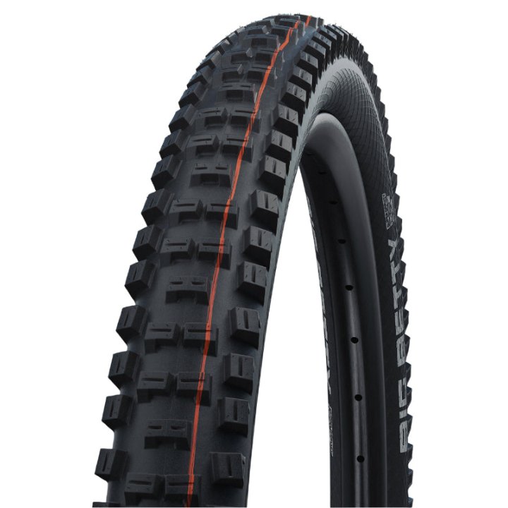 Pneu VTT Gravity - VAE 29 X 2.60 Schwalbe Big Betty Addix Super Trail Enduro Noir Tle Tubeless Ready Ts (65-622) Homologué VAE E50