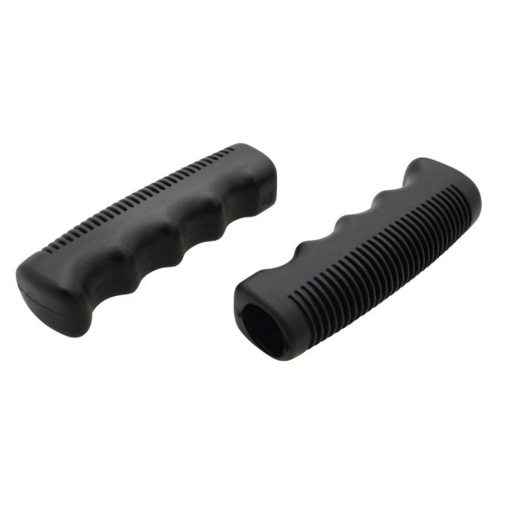 Poignée City Caoutchouc Progrip Noir Preforme 110 mm (Paire) Ø 22