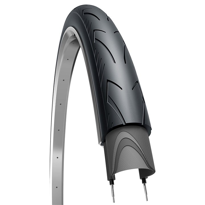 Pneu VTT Urbain 26 X 1.50 Wanda Slick Noir Tr (40-559)