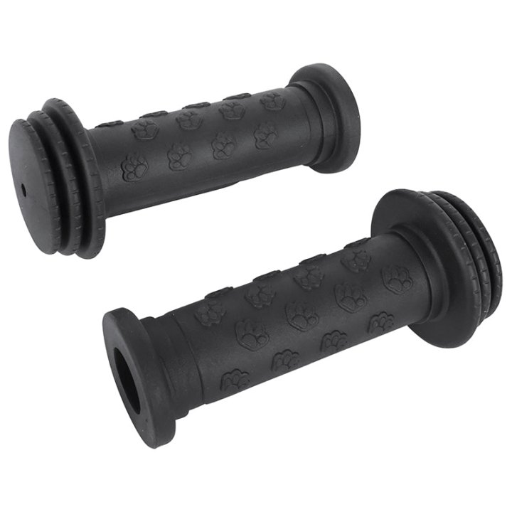 Poignée City Enfant Noir Avec Protection Choc L100 mm (Paire) Diam 17.5