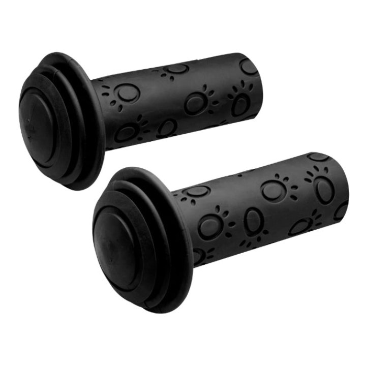 Poignée City Herrmans Enfant Noir Avec Protection Choc L85 mm (Paire) Diam. 20 mm