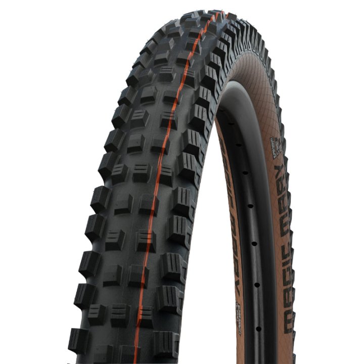 Pneu VTT Gravity 29 X 2.40 Schwalbe Magic Mary Evo Addix Super Gravity Soft Noir Tubeless Ready Ts (62-622) Compatible VAE