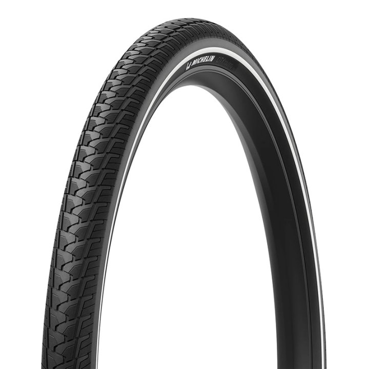 Pneu VTT Urbain 26 X 2.20 Michelin City Touring Noir Tr (55-559) Renfort Kevlar