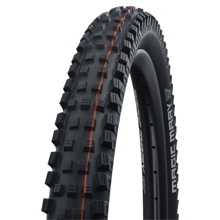 Pneu VTT Gravity 29 X 2.60 Schwalbe Magic Mary Evo Addix Super Trail Soft Noir Tubeless Ready Ts (65-622) Compatible VAE