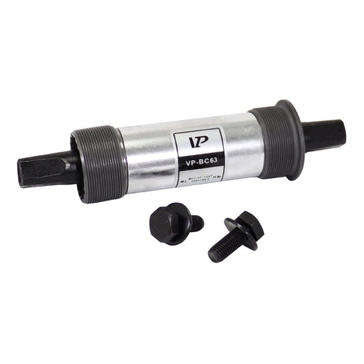 Boîtier Pédalier Vp Carré A Roulement 159,5 mm Filetage Anglais - Bsc - 1,37X24 (Boite De 100 mm) Pour Fat Bike