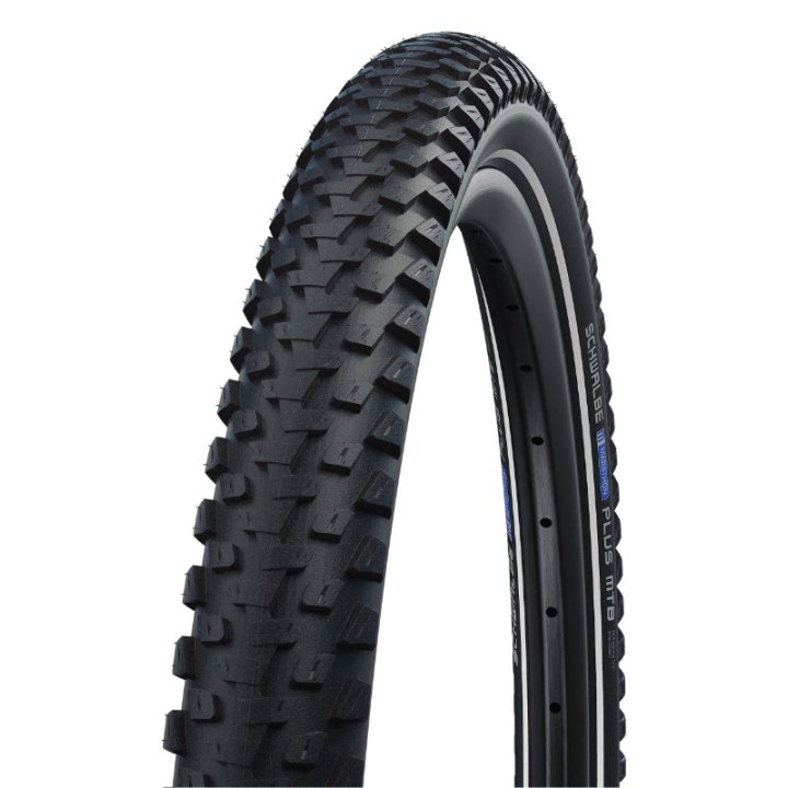 Pneu VTT Suv 29 X 2.25 Schwalbe Marathon Plus MTB Crampons Noir Tr (57-622) Renfort Flanc Reflex Homologué VAE E50
