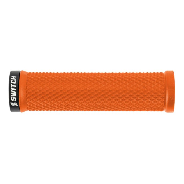 Poignée City-VTT Switch Flow Lock-On Orange Fluo (Paire)