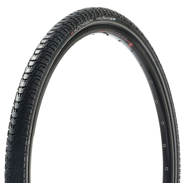Pneu VTT Urbain - VAE 27.5 X 1.75 Hutchinson Haussmann Infinity Protect Noir Tr Reinforced 5 mm Flanc Reflex (47-584) Homologué VAE E50