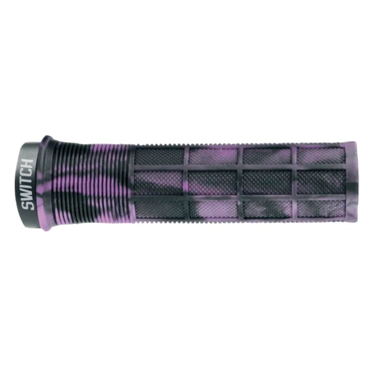 Poignée City-VTT Switch Supergrip Lock-On Smoke Violet (Paire)