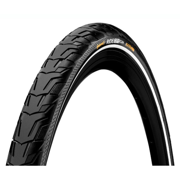 Pneu VTT Urbain 26 X 1.75 Continental Cityride Noir Tr (47-559) Flanc Reflex