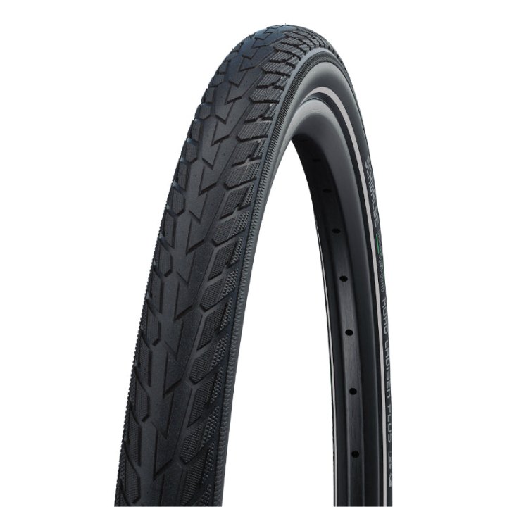 Pneu VTT Urbain 26 X 1.75 Schwalbe Motion Road Cruiser Plus Hs484 Noir Tr (47-559) Flanc Reflex Compatible VAE