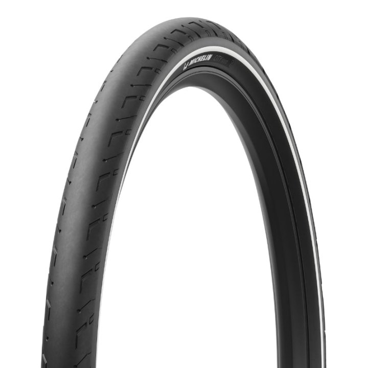 Pneu VTT Urbain 29 X 1.60 Michelin City Street Noir Tr (40-622) Flanc Reflex Homologué VAE E50