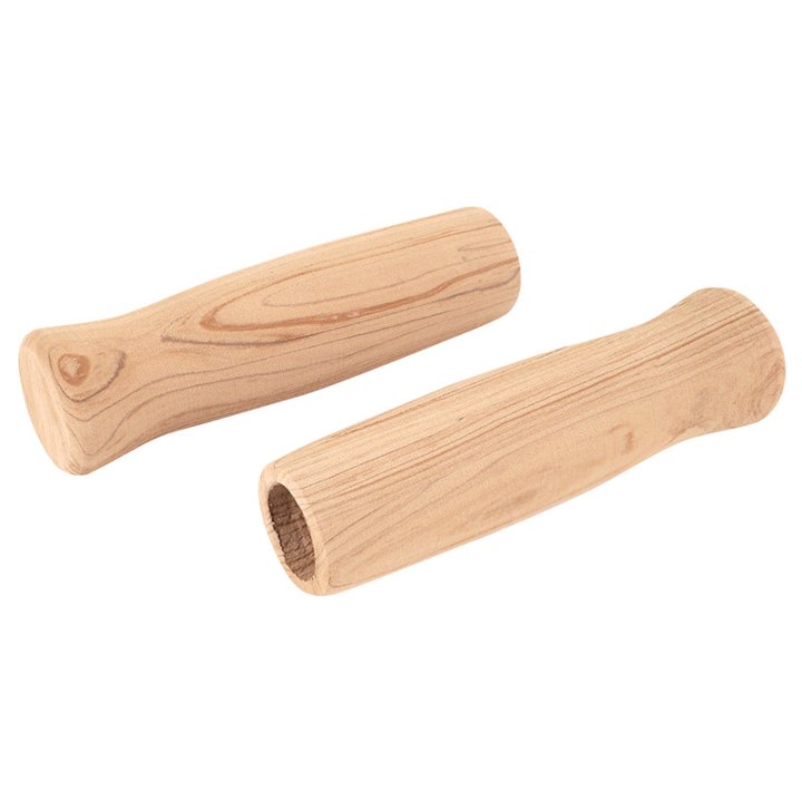 Poignée City Newton Mousse Eva Couleur Bois L127 mm Sans Bouchon (Paire)