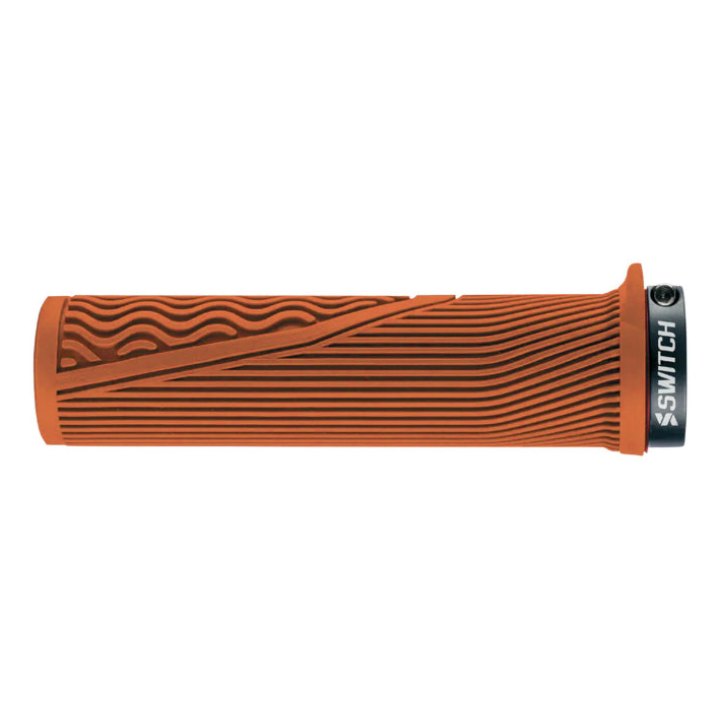 Poignée City-VTT Switch Drift Avec Lock-On Orange (Paire)