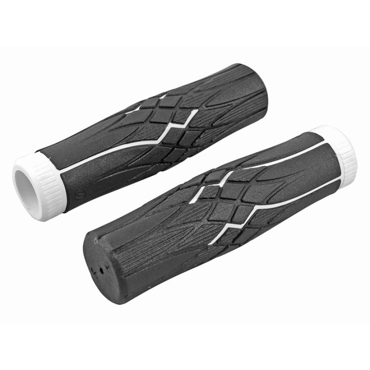 Poignée City Herrmans Grip Dude Enfant Blanc-Noir L125 mm (Paire) Diam. 22 mm