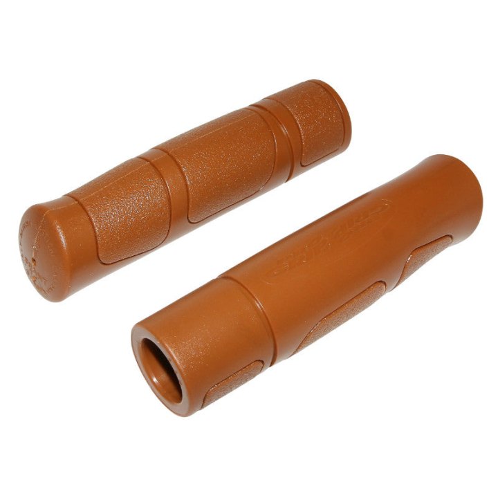 Poignée City-VTC Progrip 942 Marron Ø22 mm L120 mm Redecoupable A 90 mm (Paire) Style Vintage