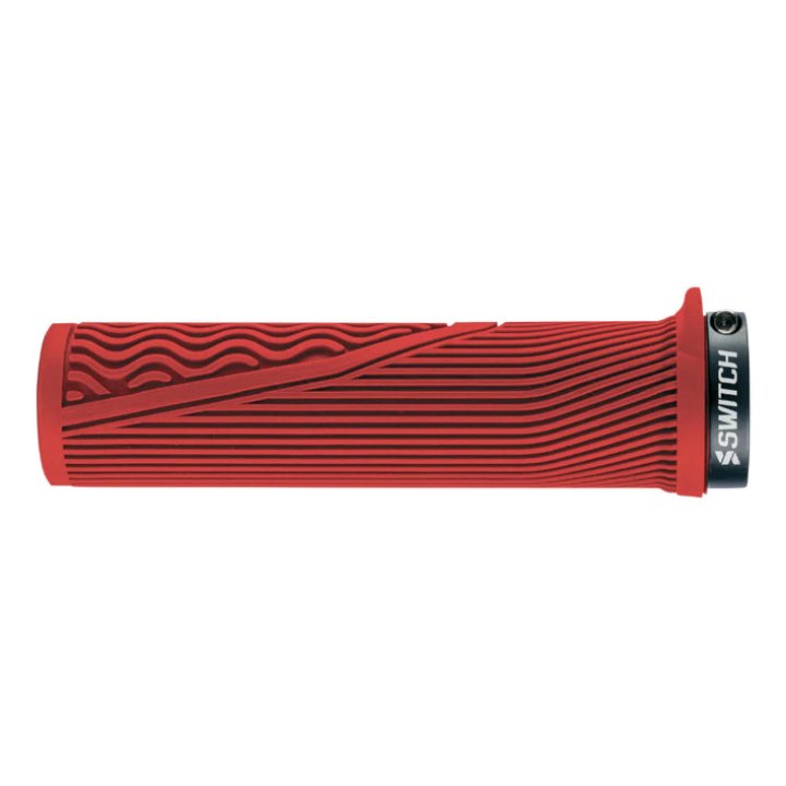 Poignée City-VTT Switch Drift Avec Lock-On Rouge (Paire)