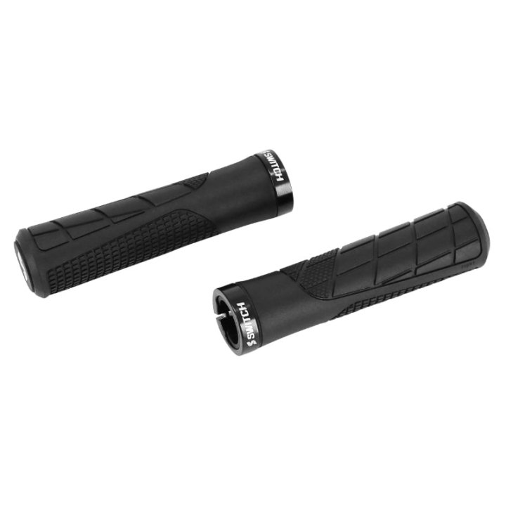 Poignée City-VTT Switch King Lock-On Noir (Largeur Extérieur 34 mm) (Paire)
