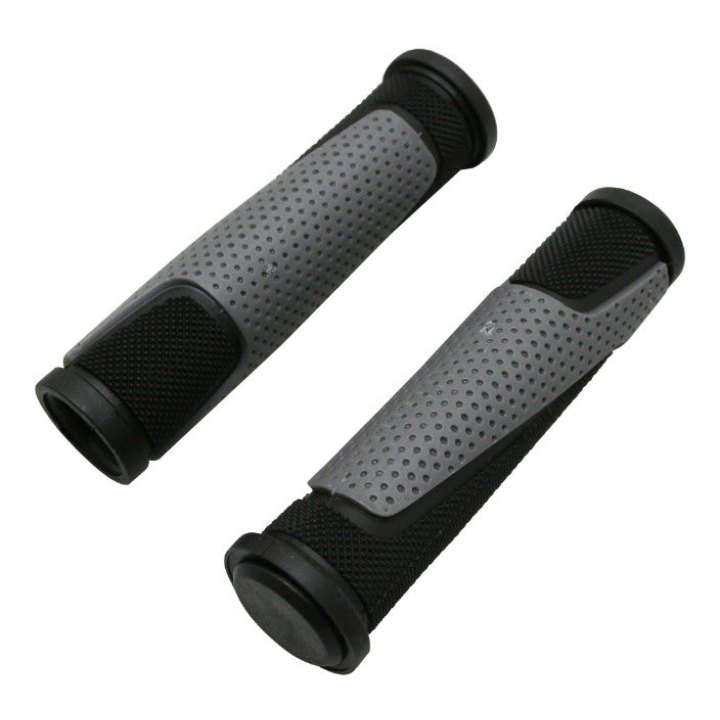 Poignée VTT Progrip 807 Double Densite Open End Noir-Gris Diam 22 125 mm (Livre Avec Embouts) (Paire)
